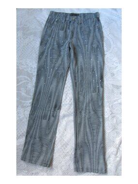 Versace Jeans Couture Geometric Print Pants,sz. 29/43, made in Italy